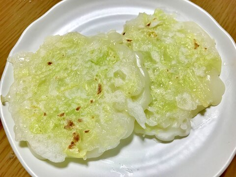 【離乳食後期】卵なし米粉のお好み焼き